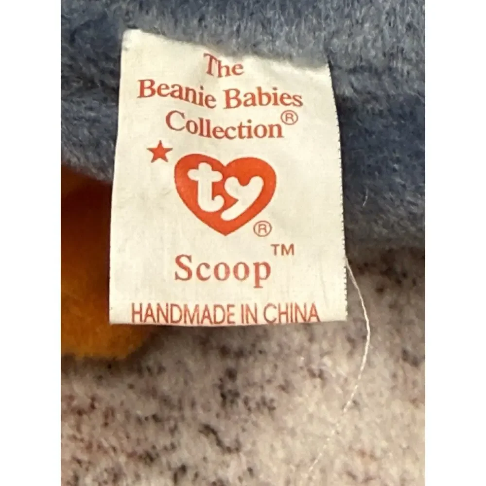 Ty Scoop the Pelican Beanie Babies RARE/RETIRED 1996 W/TAGS Errors